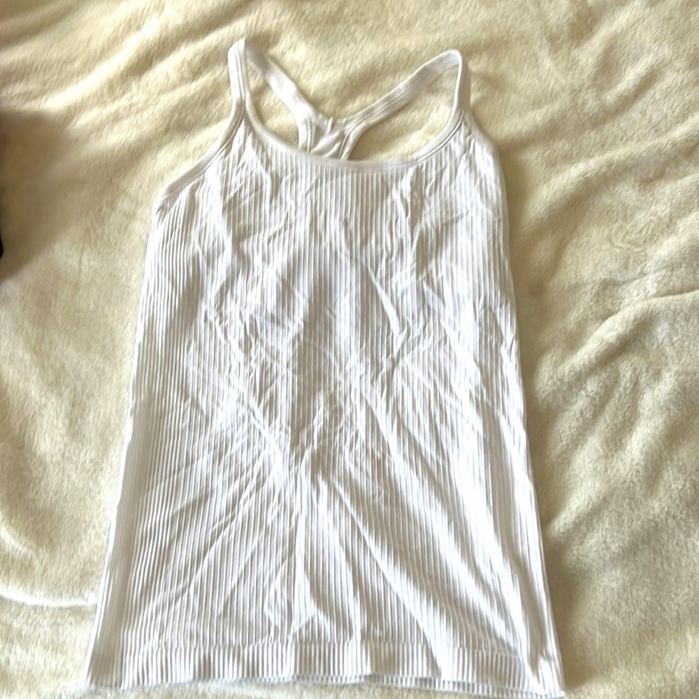 Lululemon Ebb to Street Tank, white size 10